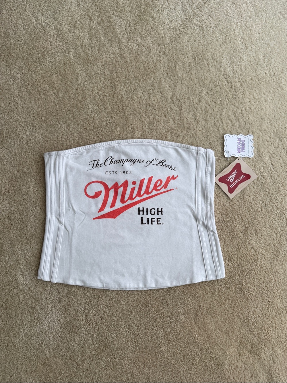 Miller High Life 'Champagne of Beers' Tube Top